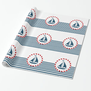 Nautical Design Geschenkpapier