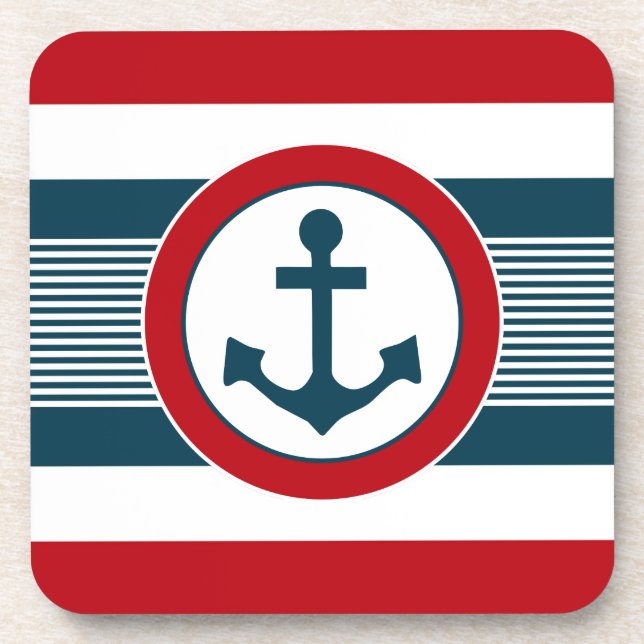 Nautical Design Getränkeuntersetzer (Vorderseite)