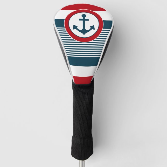 Nautical Design Golf Headcover (Vorderseite)