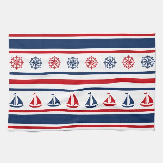 Nautical Design Handtuch (Horizontal)