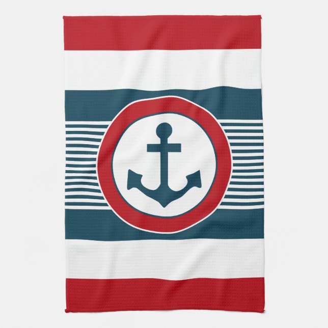 Nautical Design Handtuch (Vertikal)
