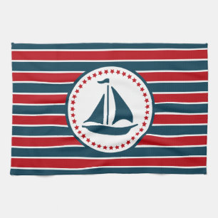 Nautical Design Handtuch