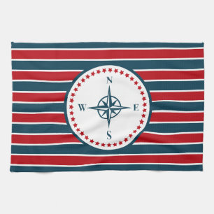 Nautical Design Handtuch