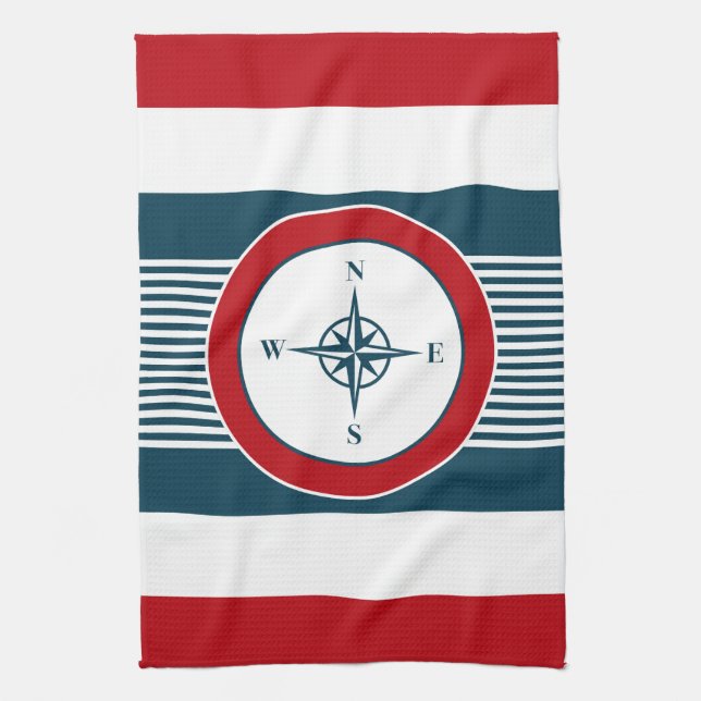Nautical Design Handtuch (Vertikal)