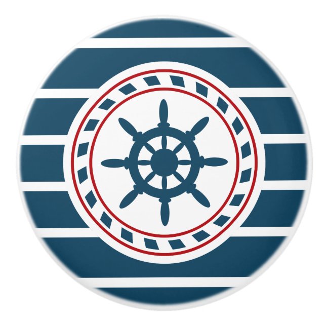Nautical Design Keramikknauf (Vorderseite)