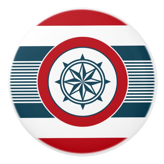 Nautical Design Keramikknauf (Vorderseite)