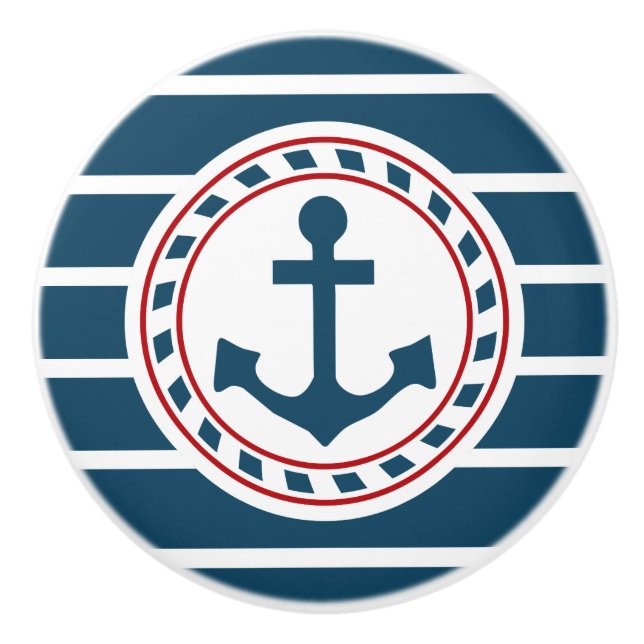 Nautical Design Keramikknauf (Vorderseite)