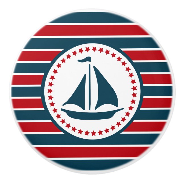 Nautical Design Keramikknauf (Vorderseite)