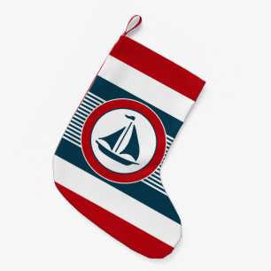 Nautical Design Kleiner Weihnachtsstrumpf