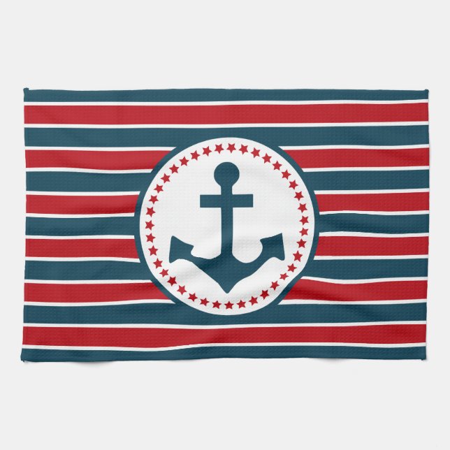 Nautical Design Küchentuch (Horizontal)