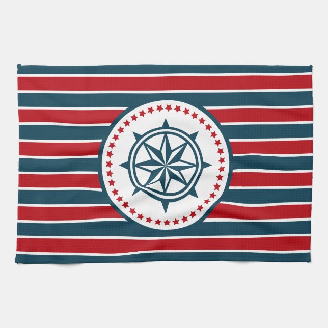 Nautical Design Küchentuch (Horizontal)