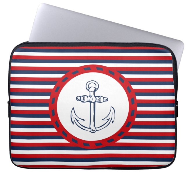 Nautical Design Laptopschutzhülle (Vorderseite)