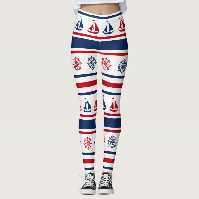 Nautical Design Leggings (Vorderseite)