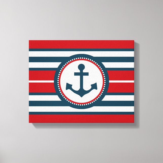 Nautical Design Leinwanddruck (Vorderseite)