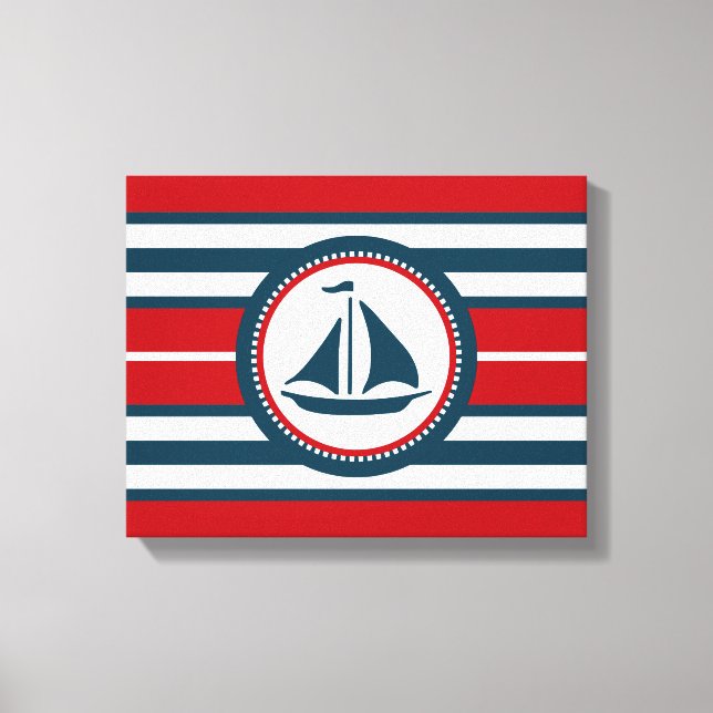 Nautical Design Leinwanddruck (Vorderseite)