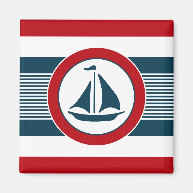 Nautical Design Magnet (Vorne)
