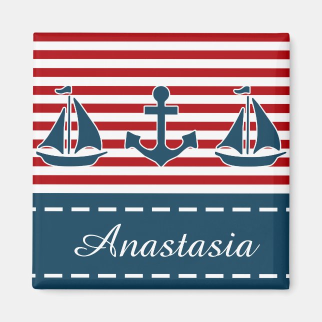 Nautical Design Magnet (Vorne)