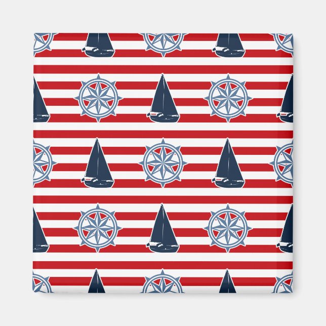 Nautical Design Magnet (Vorne)
