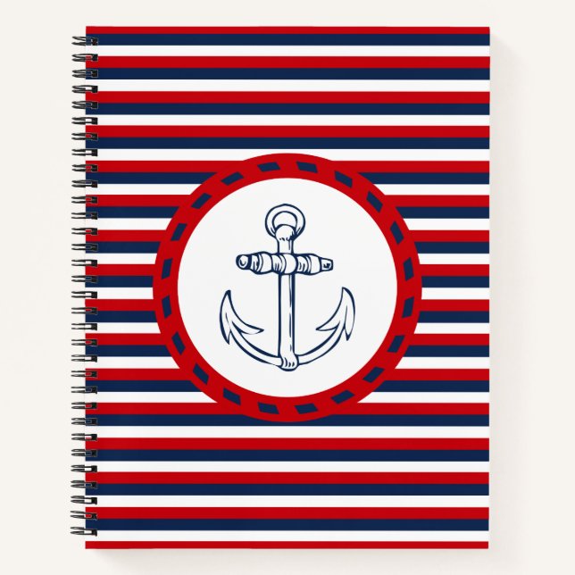 Nautical Design Notizbuch (Vorderseite)