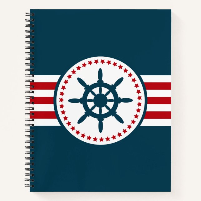 Nautical Design Notizbuch (Vorderseite)
