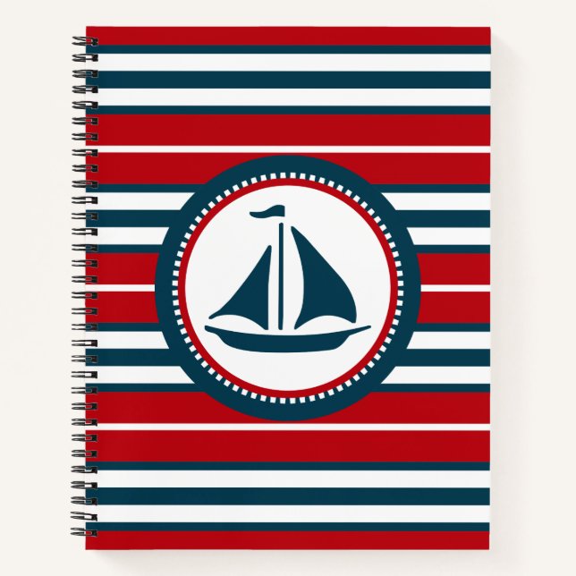 Nautical Design Notizbuch (Vorderseite)