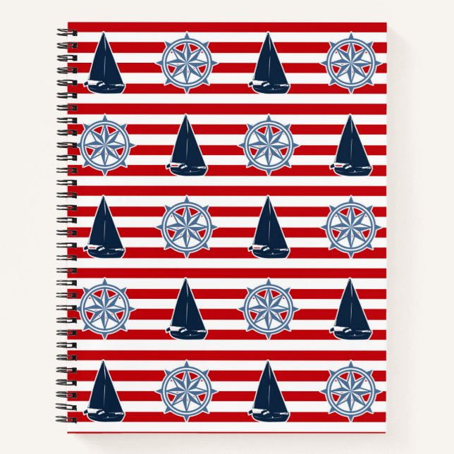 Nautical Design Notizbuch (Vorderseite)