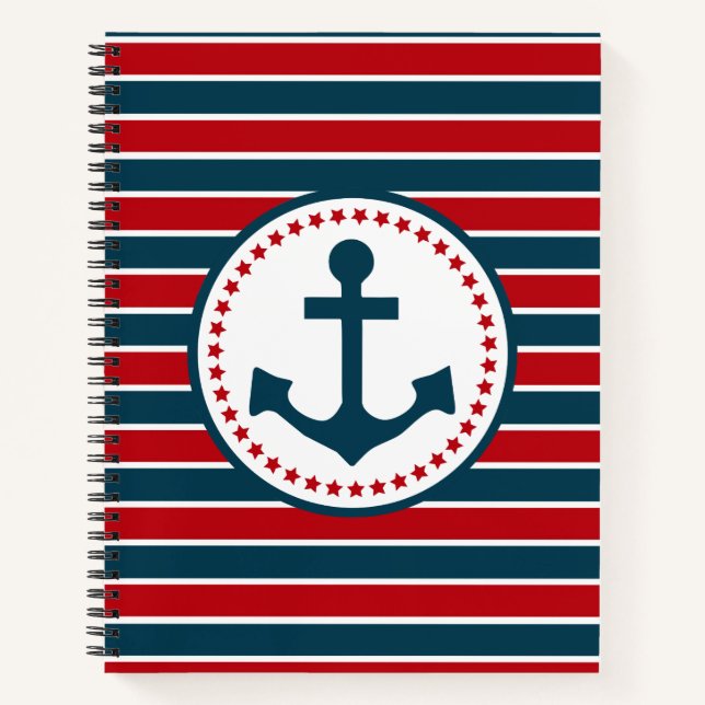 Nautical Design Notizbuch (Vorderseite)