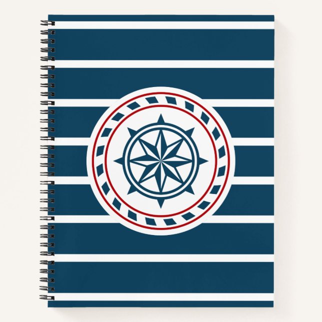 Nautical Design Notizbuch (Vorderseite)