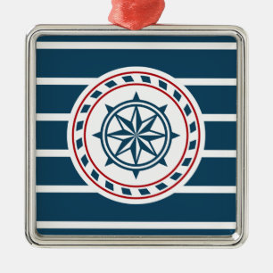 Nautical Design Ornament Aus Metall
