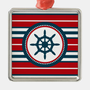 Nautical Design Ornament Aus Metall