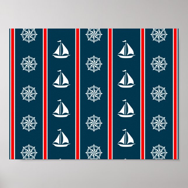 Nautical Design Poster (Vorne)