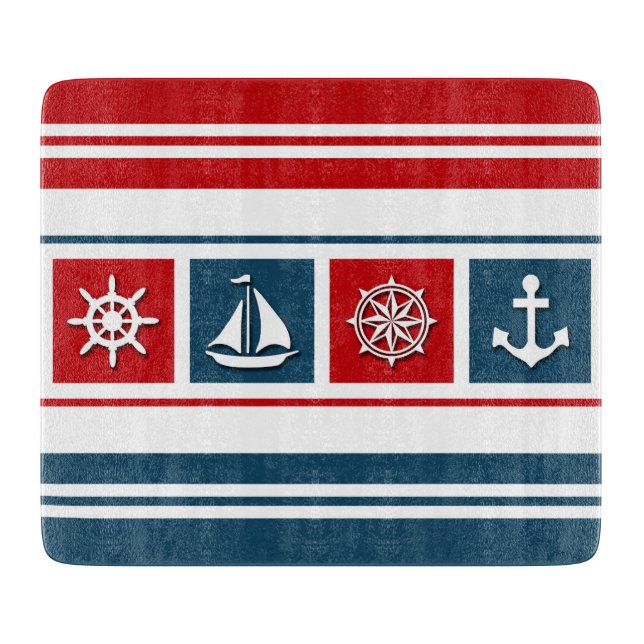 Nautical Design Schneidebrett (Vorderseite)
