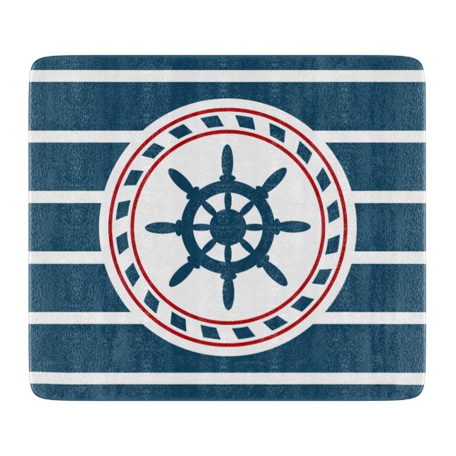 Nautical Design Schneidebrett (Vorderseite)