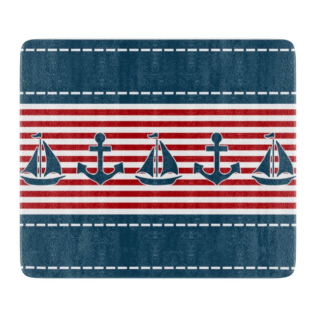 Nautical Design Schneidebrett (Vorderseite)