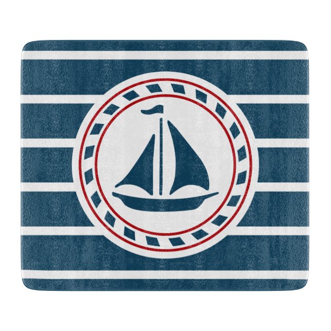 Nautical Design Schneidebrett (Vorderseite)