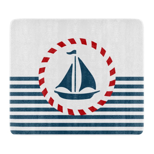 Nautical Design Schneidebrett (Vorderseite)
