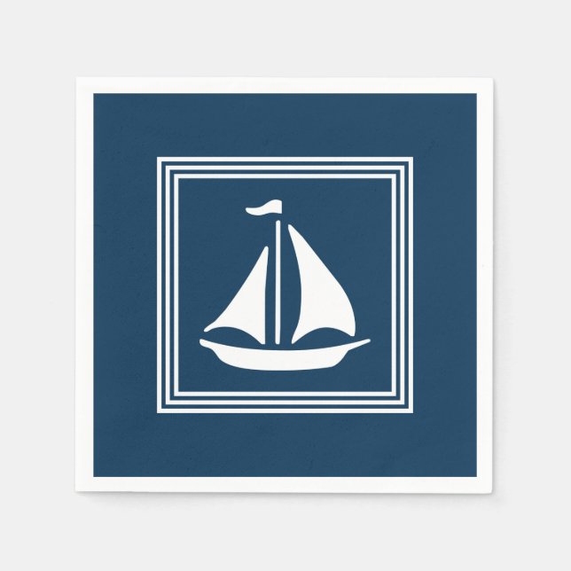 Nautical Design Serviette (Vorderseite)