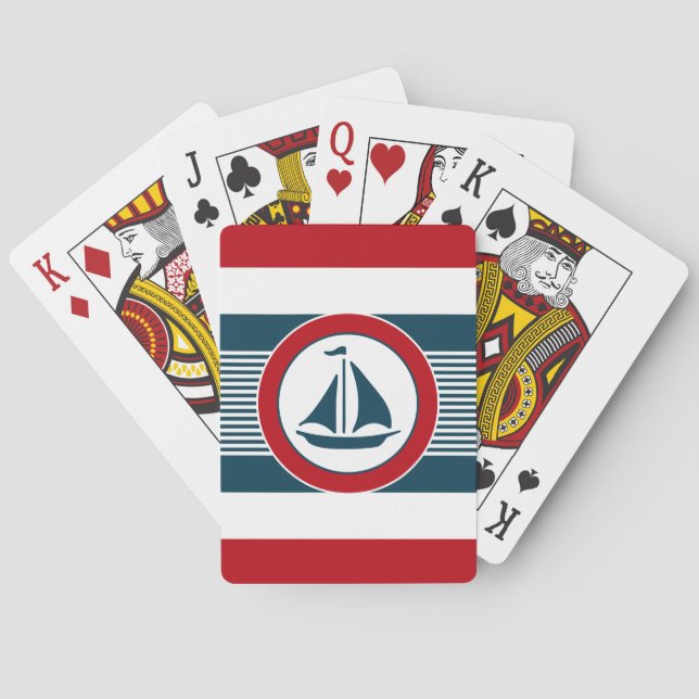 Nautical Design Spielkarten (Rückseite)