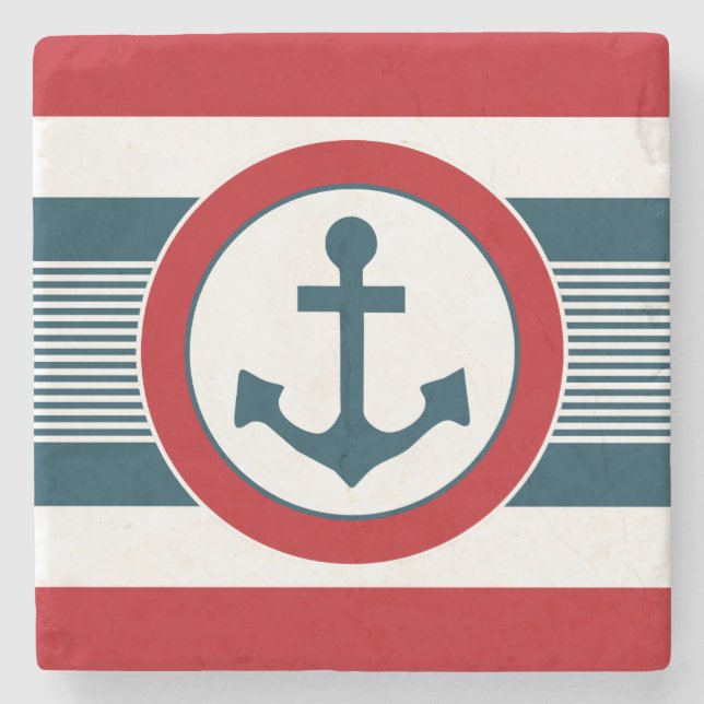 Nautical Design Steinuntersetzer (Vorderseite)