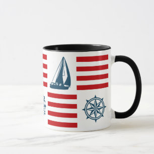 Nautical Design Tasse