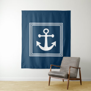 Nautical Design Wandteppich