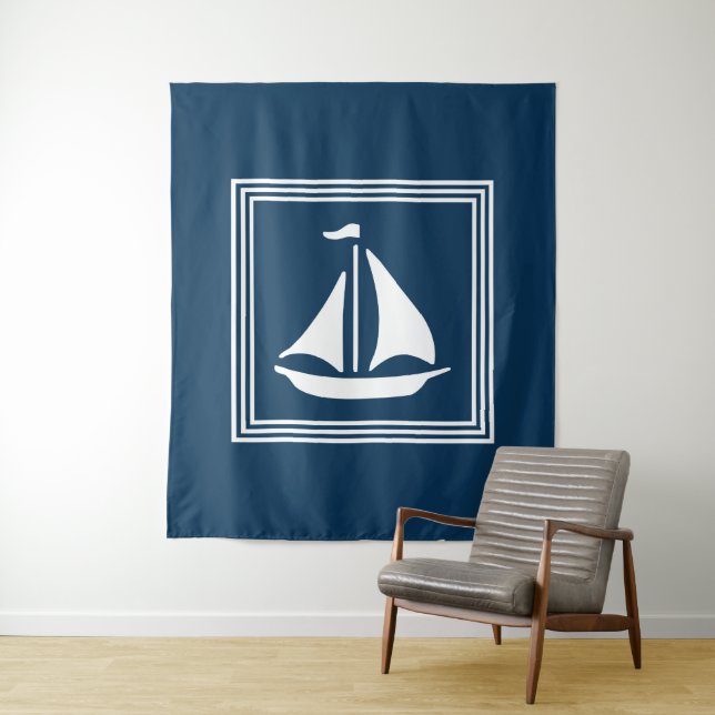 Nautical Design Wandteppich (Beispiel)