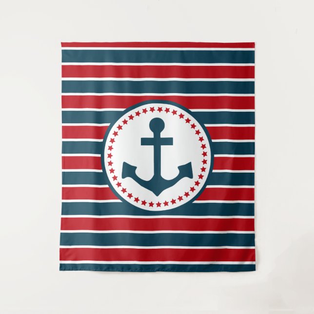 Nautical Design Wandteppich (Vorderseite)
