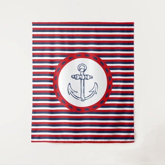 Nautical Design Wandteppich (Vorderseite)