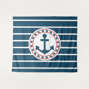 Nautical Design Wandteppich
