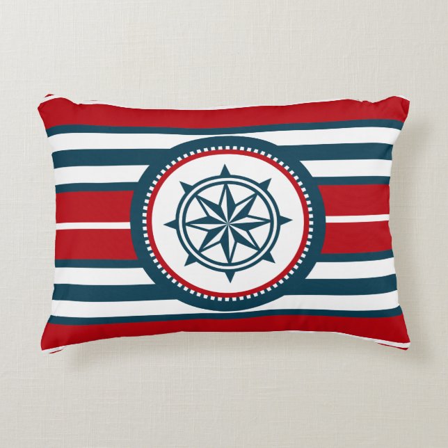 Nautical Design Zierkissen (Vorderseite)