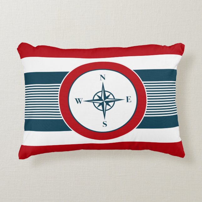 Nautical Design Zierkissen (Vorderseite)