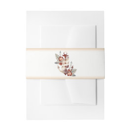 Nautical Floral Anchor Beach Hochzeit Einladungsbanderole