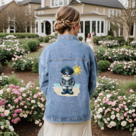 Nautical Gnome Women's Denim Jacket Jeansjacke