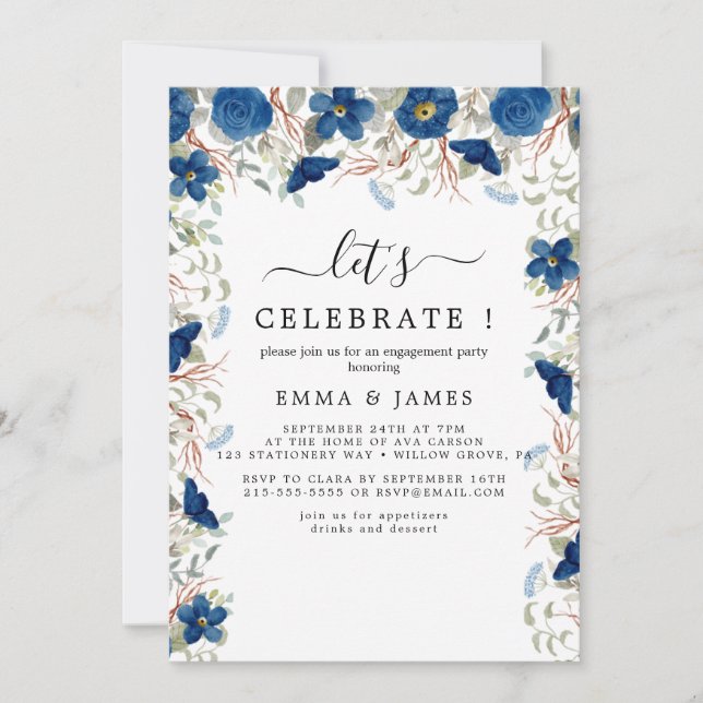 Nautical Greeneration Celebration Invite Einladung (Vorderseite)